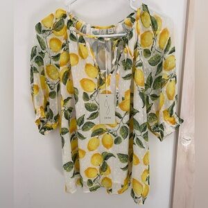NWT Joie Lemon Blouse / Shirt Sz. S
